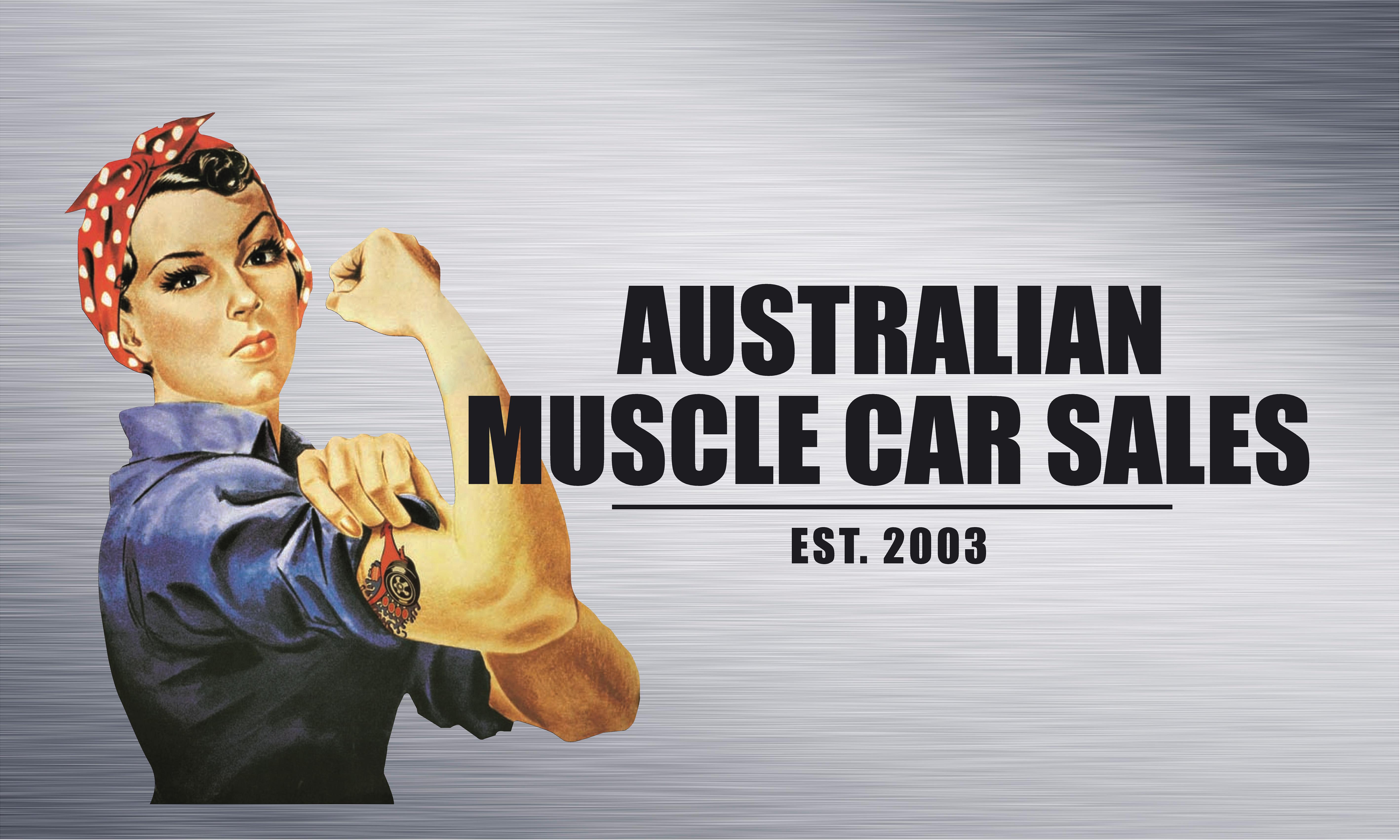 The logo for Australian Muscle Car Sales Est. 2003